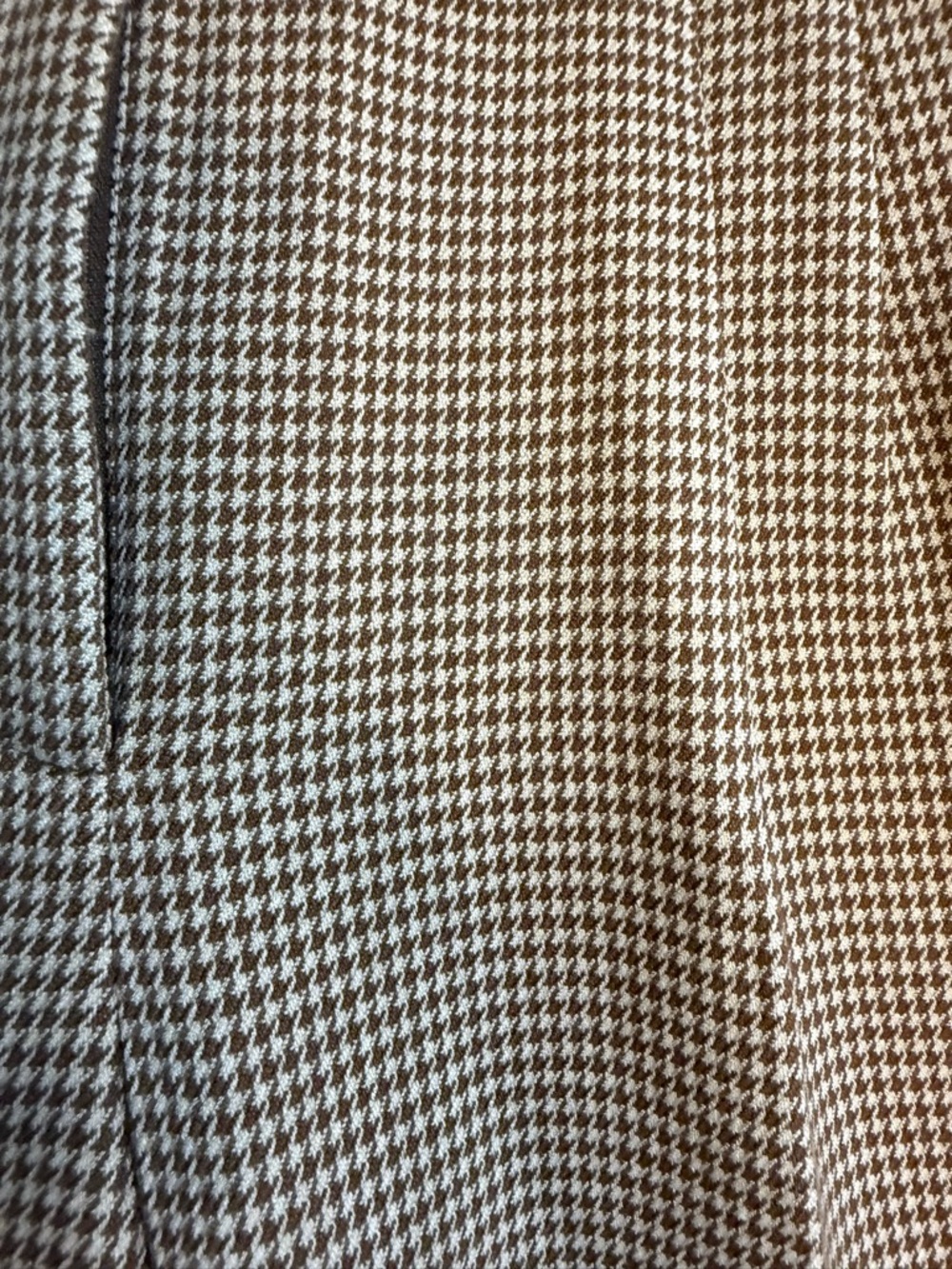 Favorite Daughter Toffee Houndstooth High Rise Wide Leg Trouser Pants 8 NWT - Picture 8 of 9